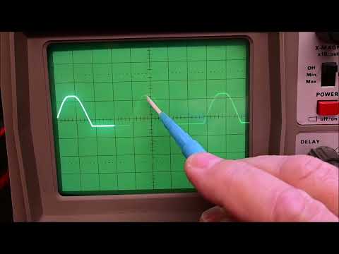 Messen mit dem Oszilloskop Teil 4 Reparatur HM 705 und messen an Einweggleichrichtern