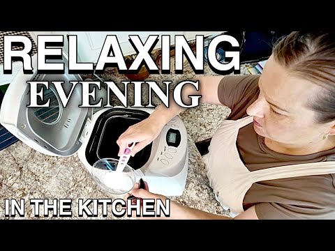 A cozy Summer evening in my country kitchen • Easy homemade bread • Slow living