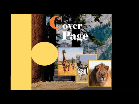 Word in Amharic Part2 COVER PAGE DESIGN