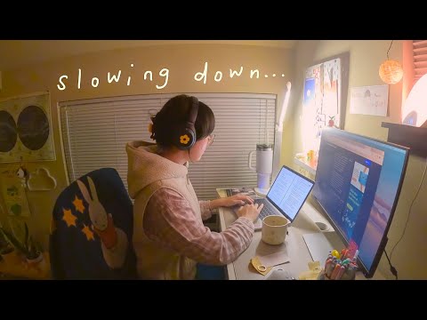 a cozy weekend in my life ☕️🍂 fall days, slowing down, studying for midterms