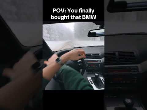 Idk what that was in the end… #bmw #e46 #330ci #snow #drift