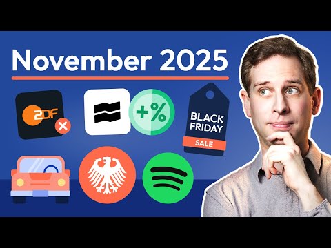 NEU im November 2025: Trade Republic, Spotify Preise, Black Friday & mehr! | Finanzfluss