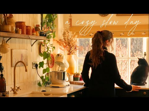 A Quiet Winter Day in Our Cozy Cottage | Slow Baking & Gentle Homemaking