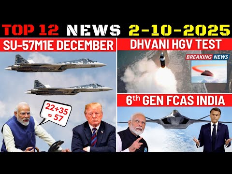 Indian Defence Updates : 60 Su-57 December,6th Gen FCAS to India,Dhvani Hypersonic Test,Nigeria LCH