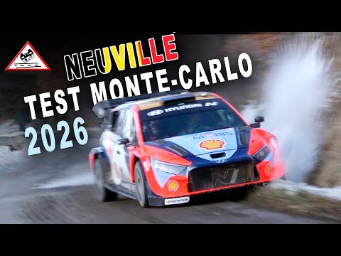 Test Thierry Neuville Rallye Monte-Carlo 2026 | Hyundai i20 N Rally1 [Passats de canto]
