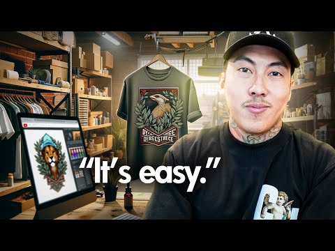 Easy Way To Create T-Shirt Designs Using Kittl - Works for Clothing Brands, Etsy, Print On Demand