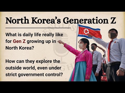 Gen Z in North Korea: Life Under Control || Learn English Through Story Level 2 || Graded Reader