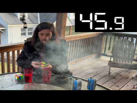 2 Beers 2 Cigs 2 Rubiks Cubes Speedrun is Inspirational