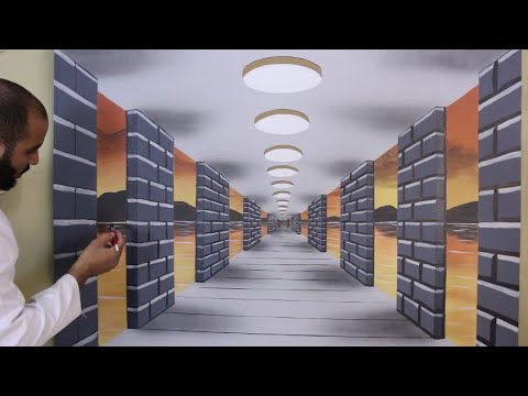 اتعلم ديكور ثلاثي الابعاد على الجدار | Learn 3D wall decor