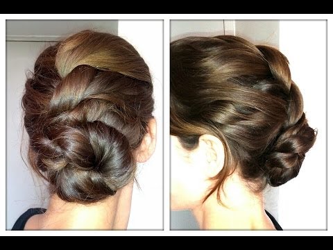 Chignon élégant et facile (torsade africaine)