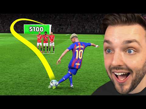 1 Free Kick Goal = Get $100