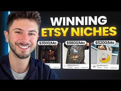 5 Niche Etsy Shop Ideas that ALWAYS Make Sales