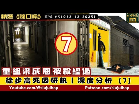 重組梁成恩被殺過程｜深度分析徐步高案（7）｜隨口噏 #510 （2-12-2025）