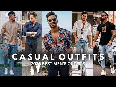 Casual Outfits For Men 2025 | Best Men's Fashion Ideas | Summer Fashion For Men