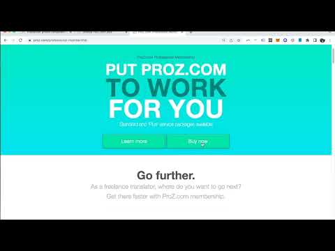 💻How to Sign Up for ProZ.com💻 (The main Freelance Translation website)