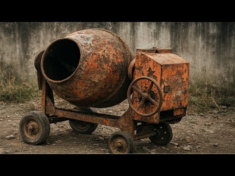 Restoring a Rusty Concrete Mixer Truck Into a Brand New Vehicle  -Unbelievable