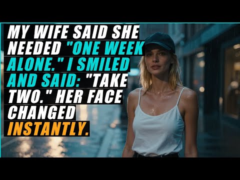 My wife asked for one week alone — I smiled and said take two