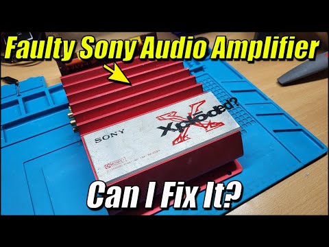 Faulty Sony XPLOD Audio Amplifier | Can I Fix It?