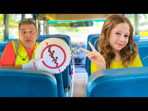 Nastya und Freunde Schulgeschichten und gelber Bus