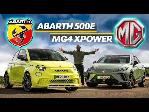 MG4 XPower vs Abarth 500e: Are ELECTRIC Hot Hatches Fun?