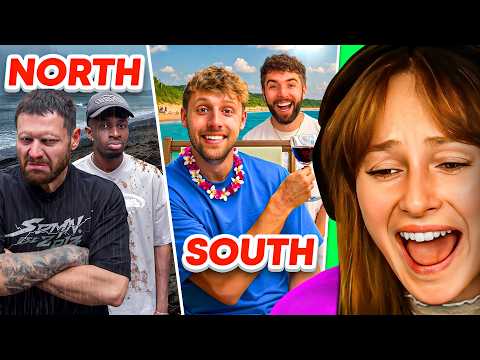 Freya Reacts to SIDEMEN NORTH VS SOUTH HOLIDAY