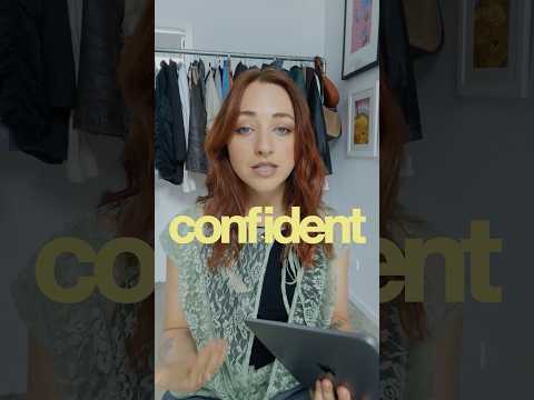 How to look confident #styleinspo