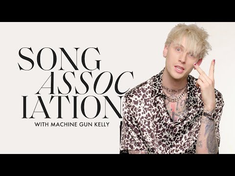 Machine Gun Kelly Raps "el Diablo," 50 Cent, and Busta Rhymes in a Game of Song Association | ELLE