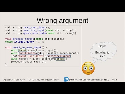 Typical C++, but Why? - Björn Fahller - C++ on Sea 2023