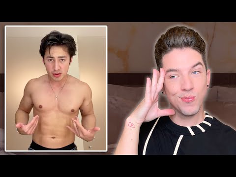 Reacting to "Heated Rivalry" Star Hudson William's Skin Care Routine 👀