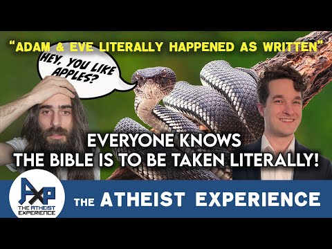 Antonio-AL | The Adam & Eve Story Literally Happened As Written | The Atheist Experience 26.34