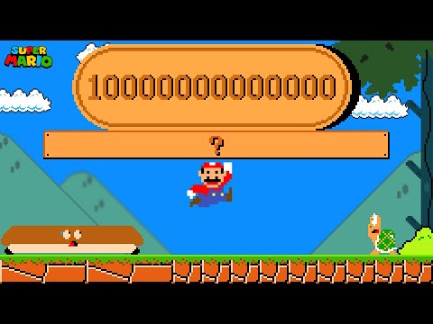 Super Mario Bros., but Everything Mario Jumps On Gets WIDER | Part 2