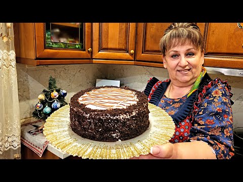 Шоколадный торт на раз, два! Шоколадный Торт с черносливом на любой праздник! Быстро и очень просто!