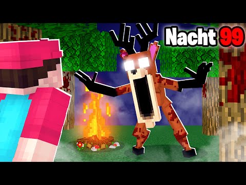 99 NÄCHTE im WALD ÜBERLEBEN in MINECRAFT!