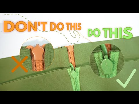 The Best INVISIBLE ZIPPER HACK for a Cleaner, More Professional Look! Tips and Tricks for Sewing ✂️