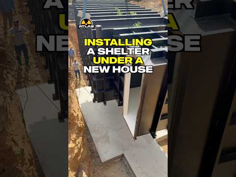 Dropping in a bomb shelter #atlassurvivalshelters #bombshelter #bunker #bombsheltersupply