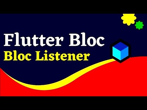 #5 Flutter Bloc | BlocListener And BlocBuilder Widget In Flutter Bloc | By Vivek Lodh