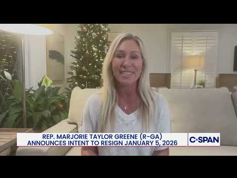 Rep. Marjorie Taylor Greene Announces Her Resignation From Congress