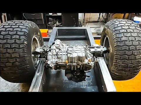 Making Mini Dumper Using parts from a lawn tractor