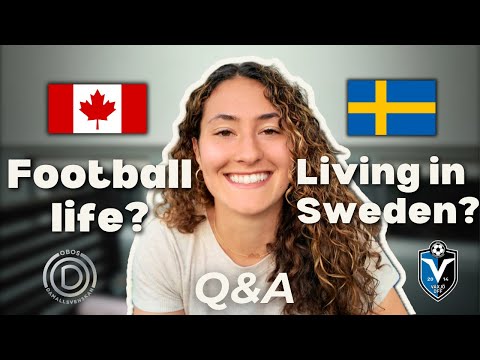 Canadian Footballer Living in Sweden | Q&A