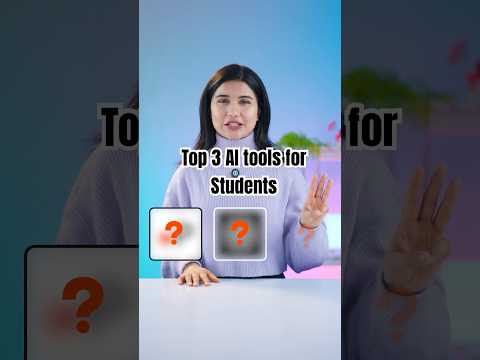 Top 3 AI tools for Students!! #shorts