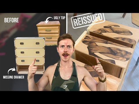 Thrifted Furniture Makeover! | Nightstand and Dresser Thrift Flip | REISSUED