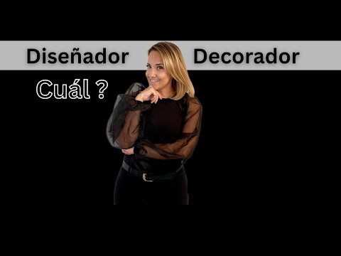 Diseñador ó Decorador, cuál es la diferencia?