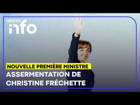 Assermentation de Christine Fréchette comme première ministre du Québec