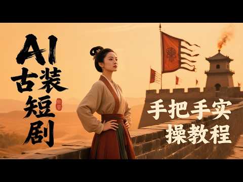 AI爆款古装短剧教程：零基础用AI创作古风短剧，12个作品涨粉100万，手把手教你青椒云+WebUI+FramePack+CosyVoice+Heygem玩转AI短剧赛道！