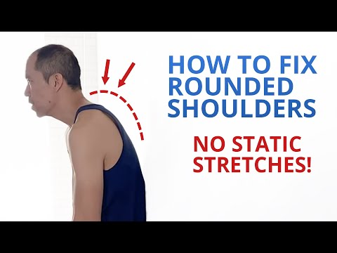 Stretching WON'T Fix Rounded Shoulders (3 Exercises That WORK)
