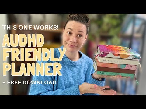 How to Turn a Bullet Journal Into the Best planner for ADHD (That Works for Neurodivergent Brains!)