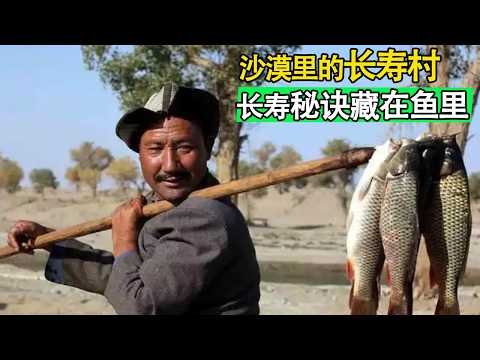 Live to 132 years old! A fishing village hidden in the Xinjiang desert...How to fish in the desert?