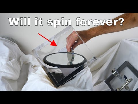 Spinning Euler's Disk in a Vacuum Chamber—Will it Spin Forever?