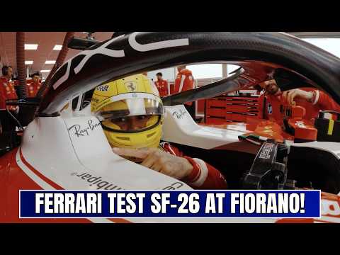 Lewis Hamilton Tests Ferrari SF-26 at Fiorano - OFFICIAL FOOTAGE! | F1 2026