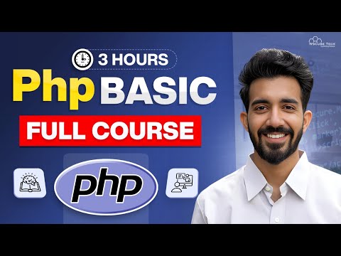 PHP Crash Course For Beginners in 3 Hours | Learn PHP Tutorial with Practical (2025)